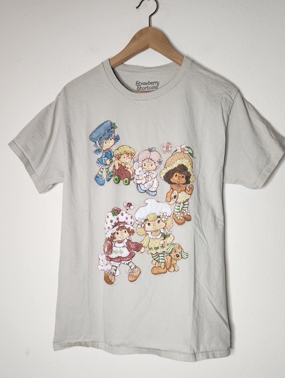 Strawberry Shortcake Mens Medium Graphic Shirt Short Sleeve